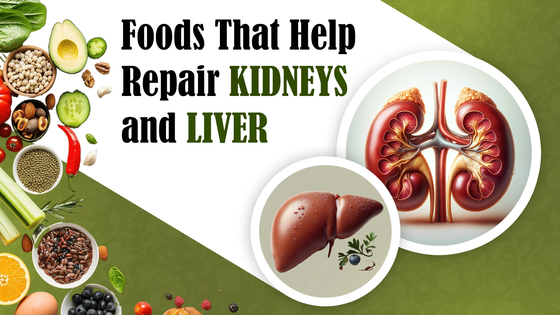 Foods That Help Repair Kidneys and Liver